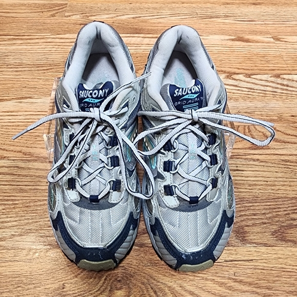 Saucony Womens Excursion TR5 Trail Running Sneakers Gray/Blue Size 7.5 - Picture 2 of 9